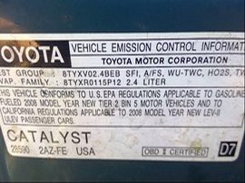 2008 TOYOTA SCION XB, BLUE, 2.4L. MT.  Z24903